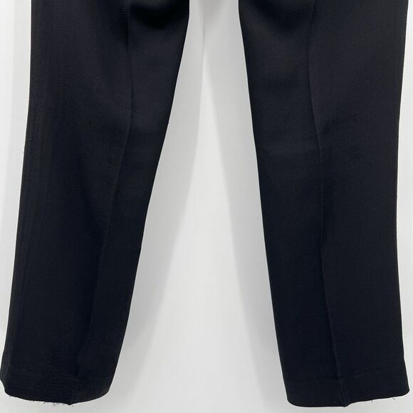 REISS Isla Slim Fit Tailored Trousers Dress Pants Mid Rise Black Women’s Size 8 - Picture 7 of 10